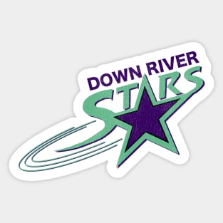 Defunct Downriver Stars Hockey Team Sticker